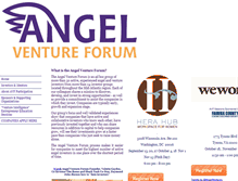 Tablet Screenshot of angelventureforum.com